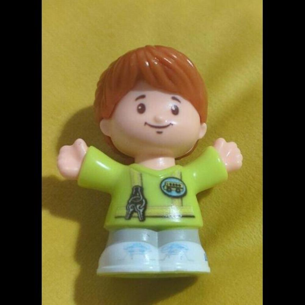 Fisher Price Little People Red Hair Bus Driver Woman Girl
